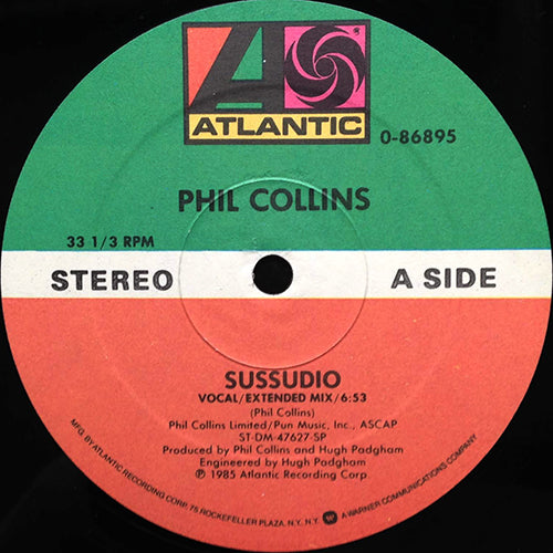 PHIL COLLINS // SUSSUDIO (6:53/4:15) / THE MAN WITH THE HORN (3:55)