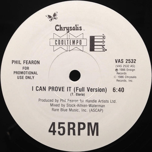 PHIL FEARON // I CAN PROVE IT (6:40/3:58)