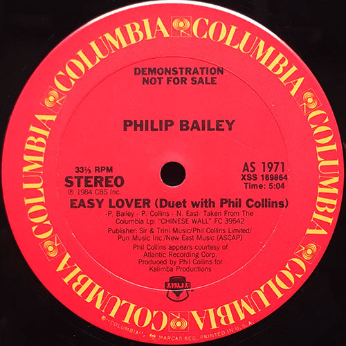 PHILIP BAILEY & PHIL COLLINS // EASY LOVER (5:04)