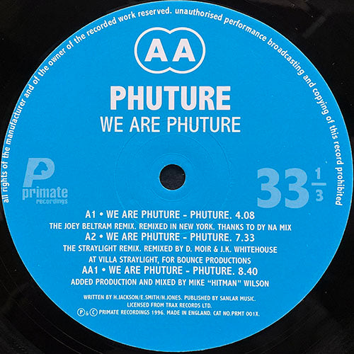 PHUTURE // WE ARE PHUTURE REMIX (EP) inc. (JOEY BELTRAM REMIX, STRAYLIGHT REMIX & ORIGINAL)