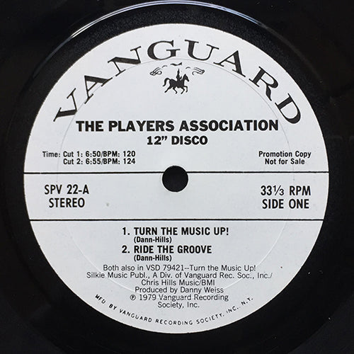 PLAYERS ASSOCIATION // TURN THE MUSIC UP! (6:50) / RIDE THE GROOVE (6:55) / EVERYBODY DANCE (7:03)