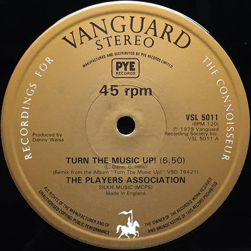 PLAYERS ASSOCIATION // TURN THE MUSIC UP! (6:50) / GOIN' TO THE DISCO (6:33)