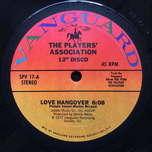 PLAYERS' ASSOCIATION // LOVE HANGOVER (6:08) / I LIKE IT (5:22)