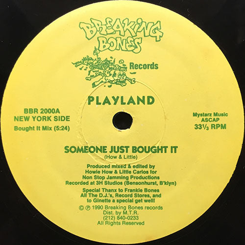 PLAYLAND // SOMEONE JUST BOUGHT IT (3VER)