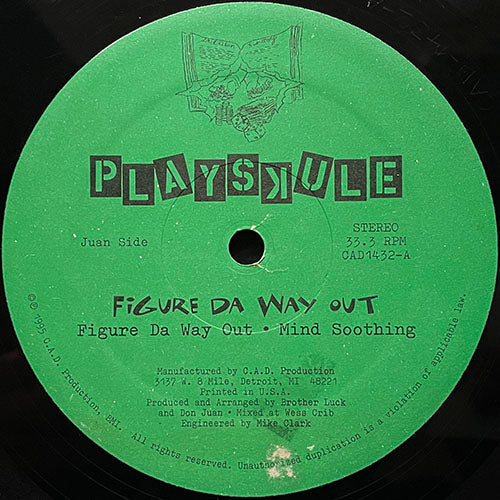 PLAYSKULE // FIGURE DA WAY OUT / MIND SOOTHING / PUTTY KAT (2VER)