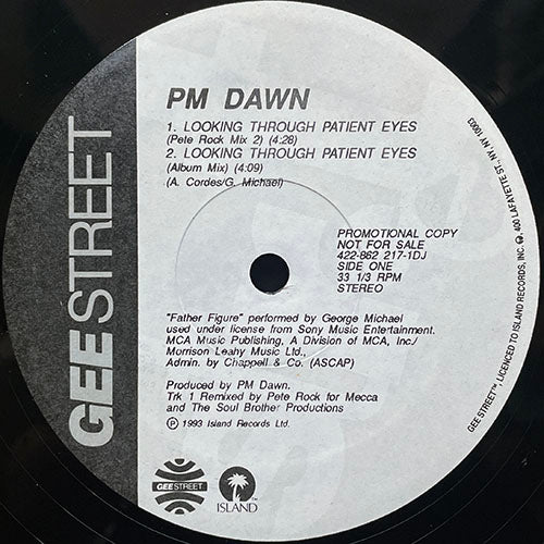 PM DAWN // LOOKING THROUGH PATIENT EYES (PETE ROCK REMIX) (3VER) / PLASTIC