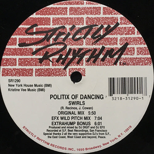 POLITIX OF DANCING // SWIRLS (3VER) / I KNOW (3VER)