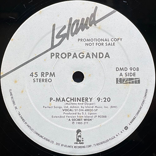 PROPAGANDA // P. MACHINERY (9:20/3:49) / FROZEN FACES (5:30)