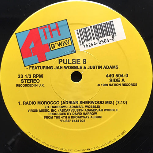 PULSE 8 feat. JAH WOBBLE & JUSTIN ADAMS // RADIO MOROCCO (3VER)