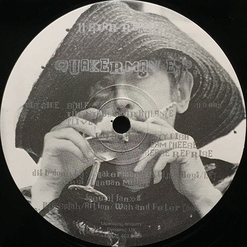 QUAKERMAN / IDJUT BOYS // QUAKERMAN E.P. inc. SCHLAM ME / TURNTABLE TURBULANCE / CLIVE / DAINTY DISH / CREAM CHEESE / CHEESE REPRISE