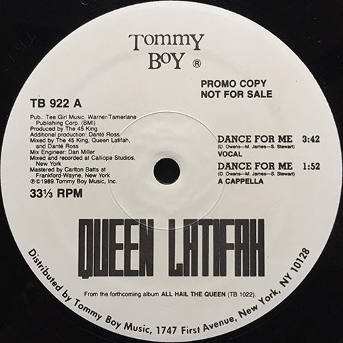 QUEEN LATIFAH // DANCE FOR ME (2VER) / INSIDE OUT (3VER)