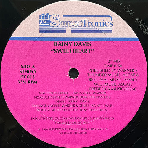 RAINY DAVIS // SWEETHEART (4VER)
