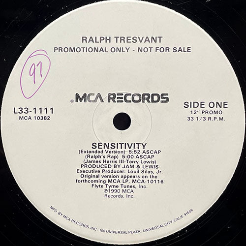 RALPH TRESVANT // SENSITIVITY (5VER)