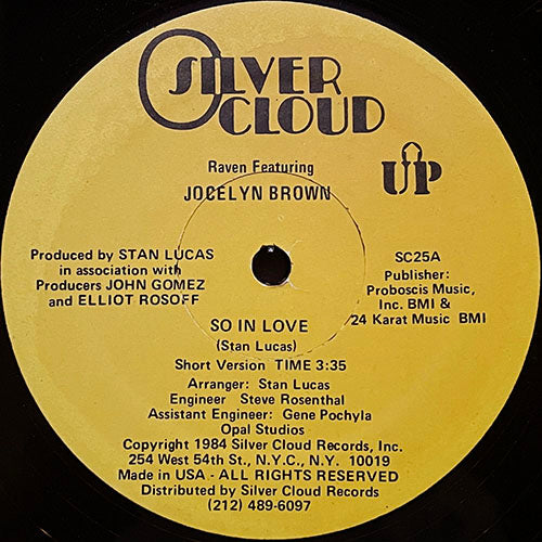 RAVEN feat. JOCELYN BROWN // SO IN LOVE (5:15/3:35)
