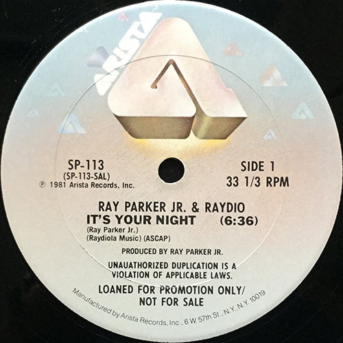 RAY PARKER JR. & RAYDIO // IT'S YOUR NIGHT (6:36/3:46)