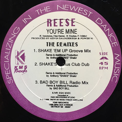 REESE // YOU'RE MINE (REMIXES) (4VER) / THE HEAVENS (2VER)