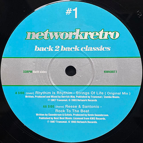 RHYTHIM IS RHYTHIM / REESE & SANTONIO // STRINGS OF LIFE (ORIGINAL MIX) / ROCK TO THE BEAT