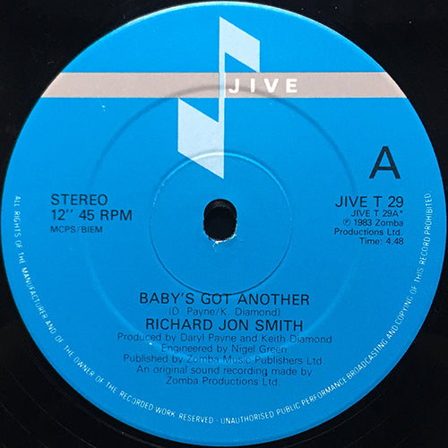 RICHARD JON SMITH // BABY'S GOT ANOTHER (4:48) / (DUB) (5:10) / THIS IS THE MOMENT (3:45)