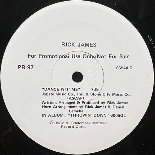 RICK JAMES / SMOKEY ROBINSON // DANCE WIT ME (7:19) / OLD FASHIONE LOVE (3:12)