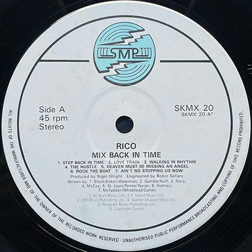RICO // MIX BACK IN TIME (STEP BACK IN TIME - LOVE TRAIN - WALKING IN RHYTHM - THE HUSTLE - HEAVEN MUST BE MISSING AN ANGEL - ROCK THE BOAT / AIN'T NO STOPPIN' US NOW) / WHAT!
