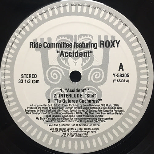 RIDE COMMITTEE feat. ROXY // ACCIDENT (3VER) / INTERLUDE :STAT / TU QUIERES CUCHARAS