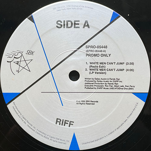 RIFF // WHITE MEN CAN'T JUMP (4VER)