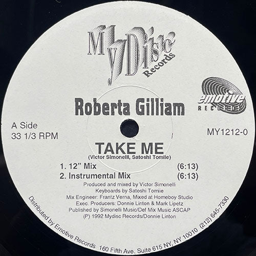 ROBERTA GILLIAM // TAKE ME (5VER)