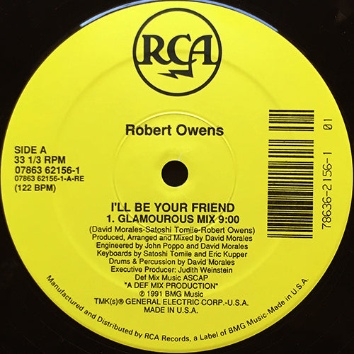 ROBERT OWENS // I'LL BE YOUR FRIEND (GLAMOURLOUS MIX) (3VER)