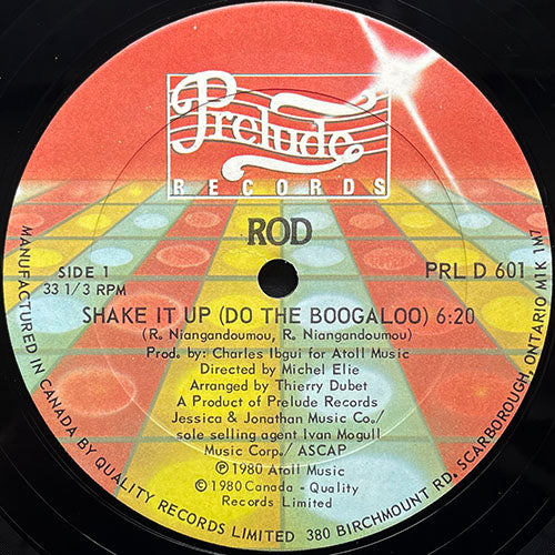 ROD // SHAKE IT UP (DO THE BOOGALOO) (7:51/6:20)