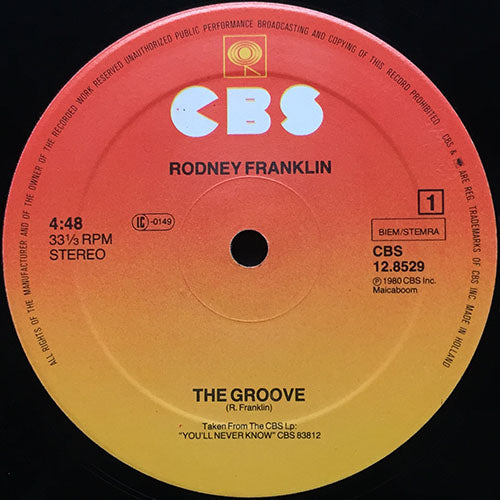 RODNEY FRANKLIN // THE GROOVE (4:48) / GOD BLESS THE BLUES (3:01)