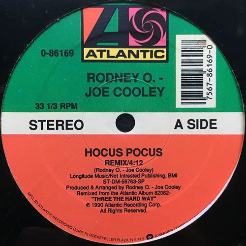RODNEY O. - JOE COOLEY // HOCUS POCUS (2VER) / CAN U BACK IT UP