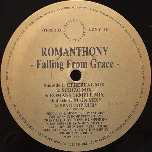 ROMANTHONY // FALLING FROM GRACE (5VER)