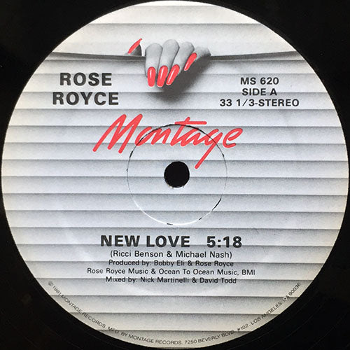 ROSE ROYCE // NEW LOVE (5:18/3:50) / DUB (4:51)