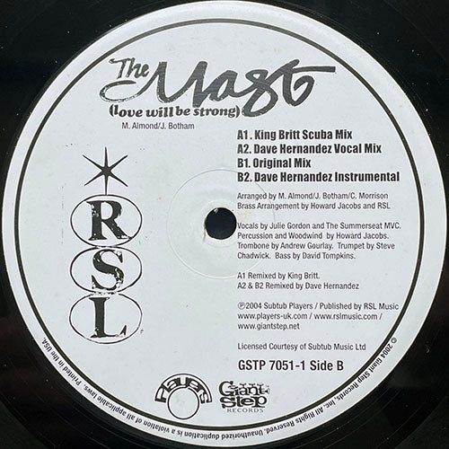 RSL // THE MAST (LOVE WILL BE STRONG) (REMIX & ORIGINAL) (4VER)