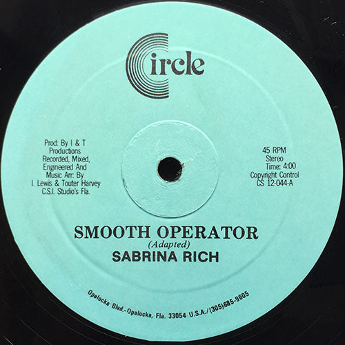 SABRINA RICH / FAT MAN RIDIM SECTION // SMOOTH OPERATOR / DUB-OPERATOR