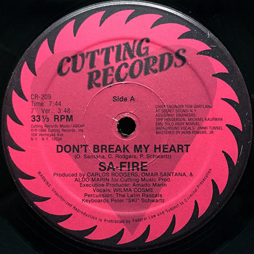 SA-FIRE // DON'T BREAK MY HEART (3VER)