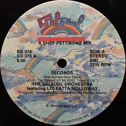 SALSOUL ORCHESTRA feat. LOLEATTA HOLLOWAY // SECONDS (8:40/5:39)