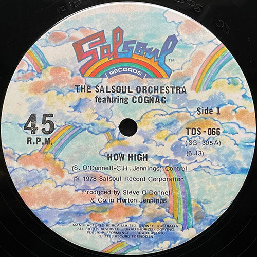 SALSOUL ORCHESTRA feat. COGNAC // HOW HIGH (6:13) / NOTHING CAN CHANGE THIS LOVE (3:48)