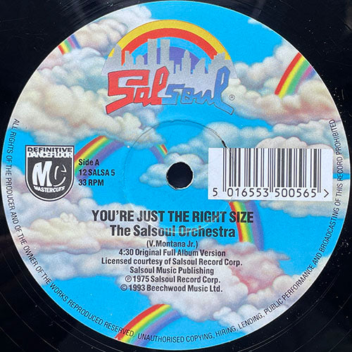 SALSOUL ORCHESTRA feat. LOLEATTA HOLLOWAY // YOU'RE JUST THE RIGHT SIZE (4:30) / RUNAWAY (4:45)
