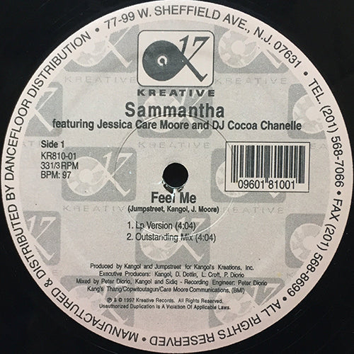 SAMMANTHA feat. JESSICA CARE MOORE & DJ COCOA CHANNELLE // FEEL ME (5VER)