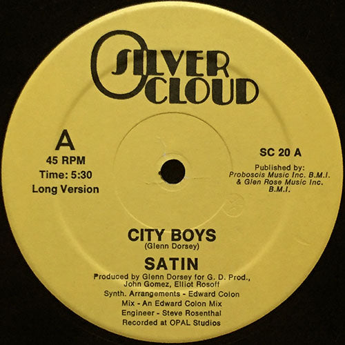 SATIN // CITY BOYS (5:30/4:17)