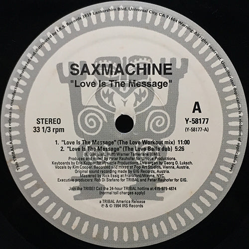 SAXMACHINE // LOVE IS THE MESSAGE (5VER)