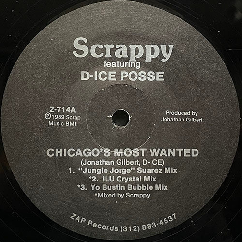SCRAPPY feat. D-ICE POSSE / JENNIFER LEE // CHICAGO'S MOST WANTED (3VER) / LOVE MOTION (REMIX) (2VER)
