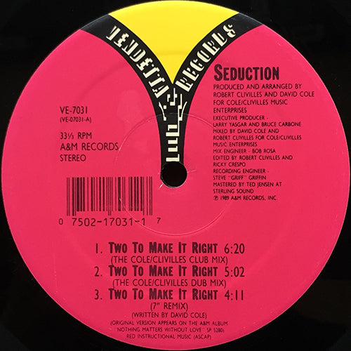 SEDUCTION // TWO TO MAKE IT RIGHT (5VER)