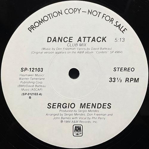 SERGIO MENDES // DANCE ATTACK (CLUB MIX) (5:13) / (DUB MIX) (3:51)