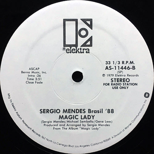 SERGIO MENDES // LET IT GO (3:12) / MAGIC LADY (3:51)