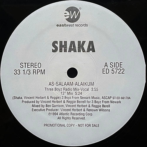 SHAKA // AS-SALAAM-ALAIKUM (5VER)