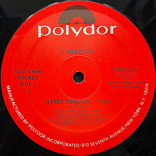 SHAKATAK // STREETWALKIN' (5:30)