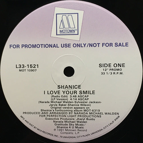 SHANICE // I LOVE YOUR SMILE (LP VERSION) (3VER)