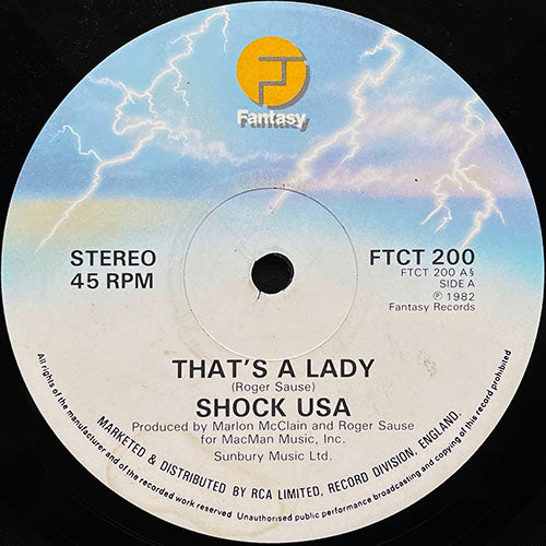 SHOCK USA // THAT'S A LADY / ELECTROPHONIC PHUNK